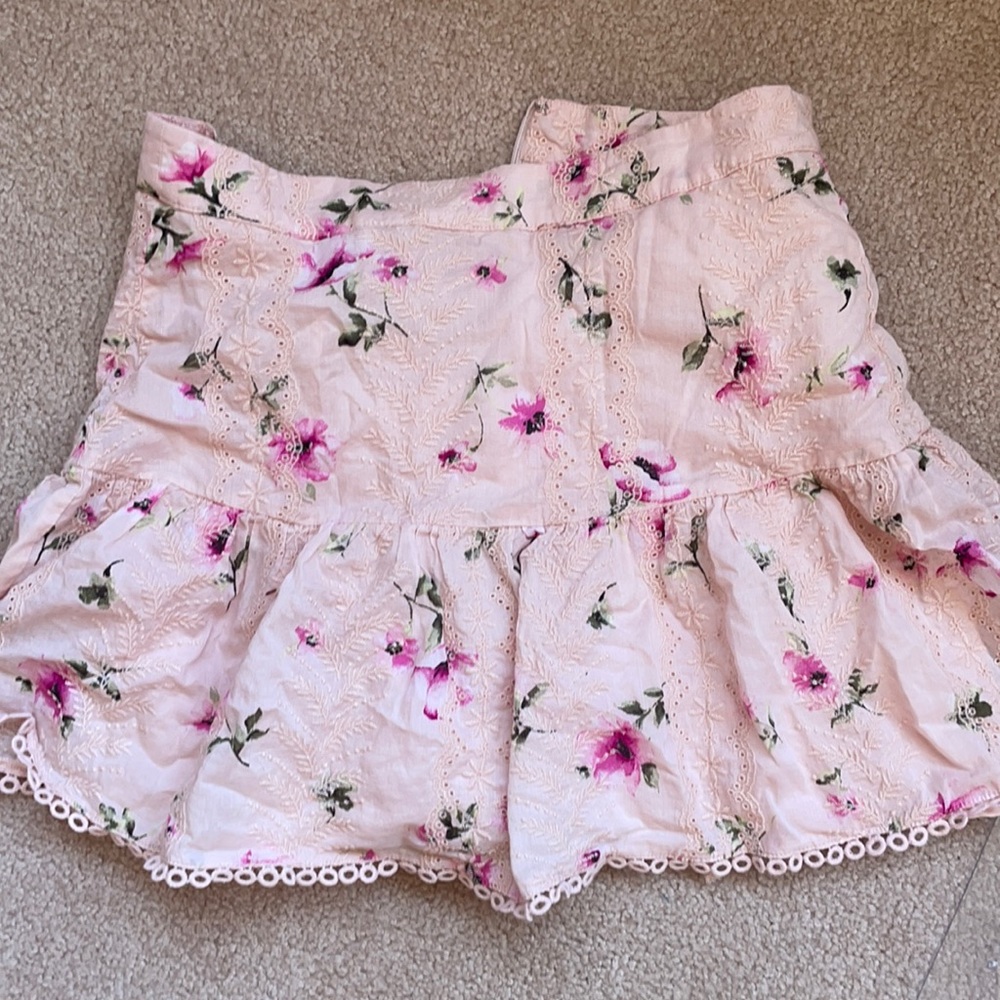Forever 21 pink rose skirt
